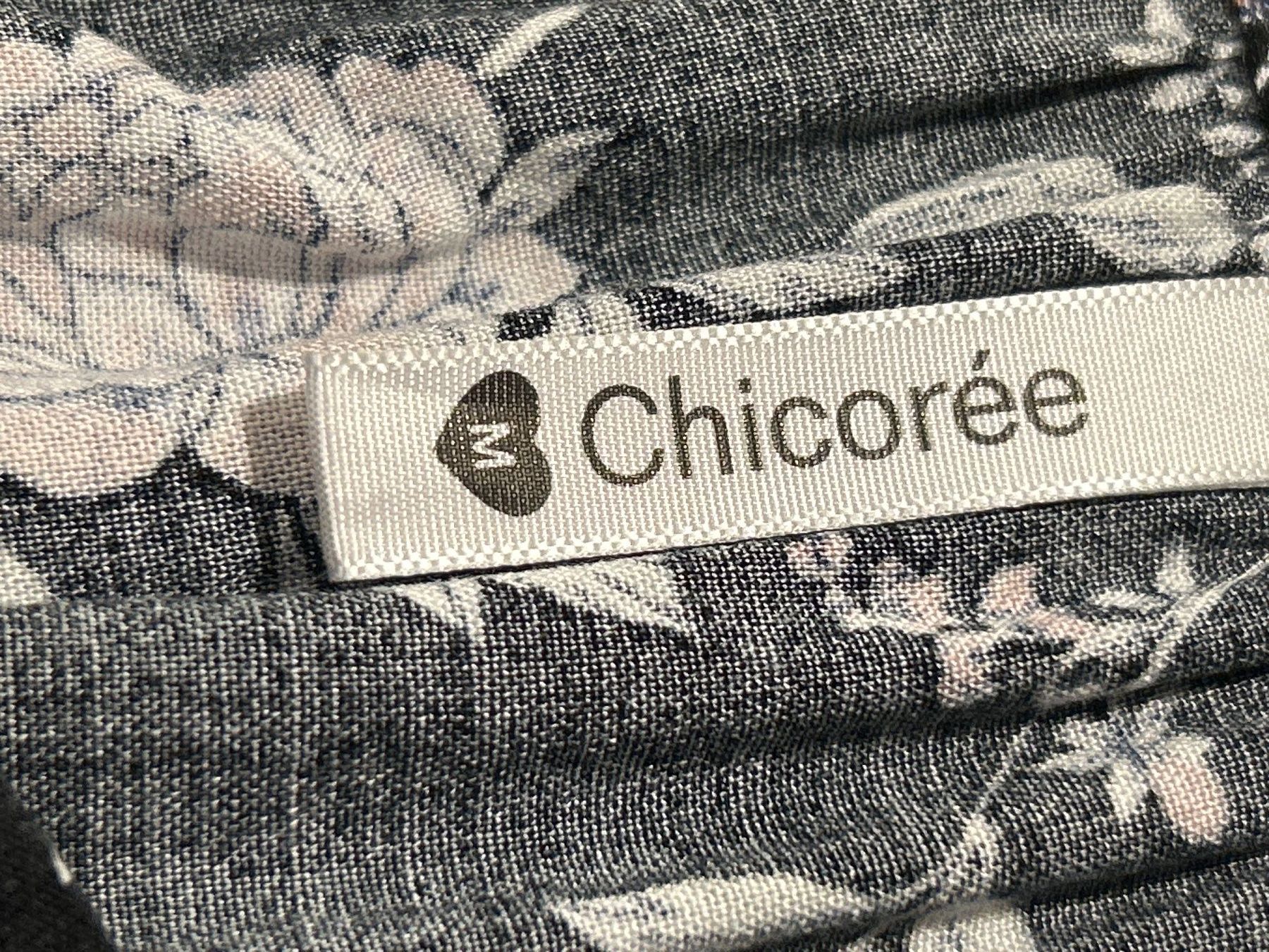 Camicette: Langarm Blusenshirt schwarz mit Muster von Chicorée Gr. M – Usato da Brunnen venduto da Nala2929 5