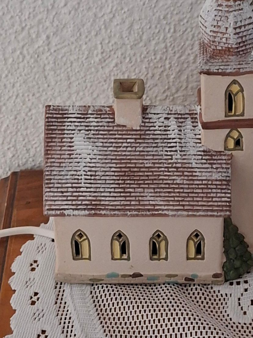 Tutte le decorazioni: Wunderschöne Kirche mit elektrischer Beleuchtung TOP – Nuovo (secondo la descrizione) da Eiken venduto da waylady03 3