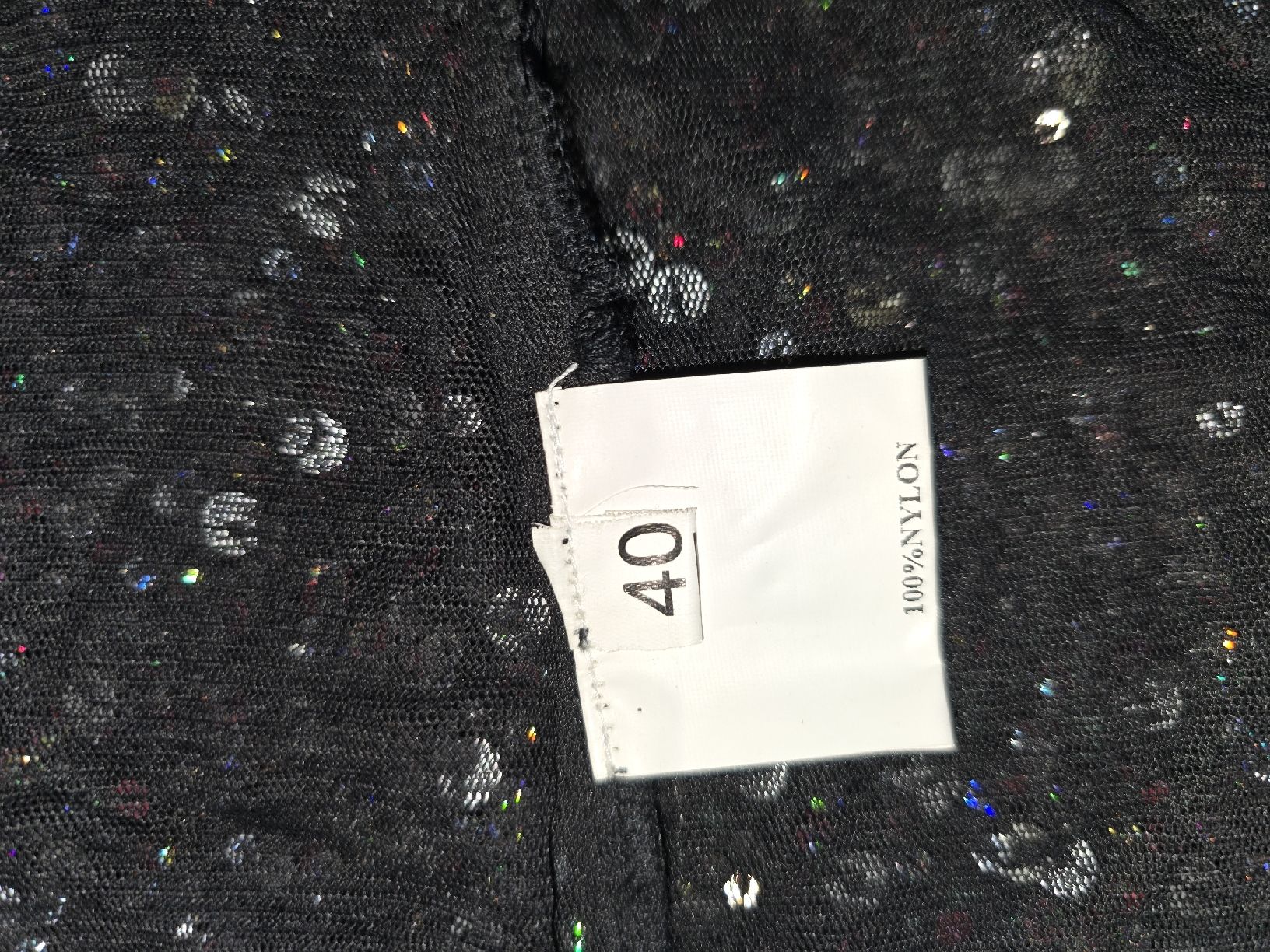 Top: top di pailettes multicolori – Nuovo (secondo la descrizione) da calpiogna venduto da dadalter 5