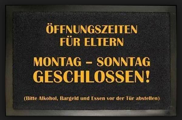 Tappeti: Teppich - Öffnungszeiten für Eltern – Nuovo e nell'imballaggio originale da Ennetbürgen venduto da open24shop