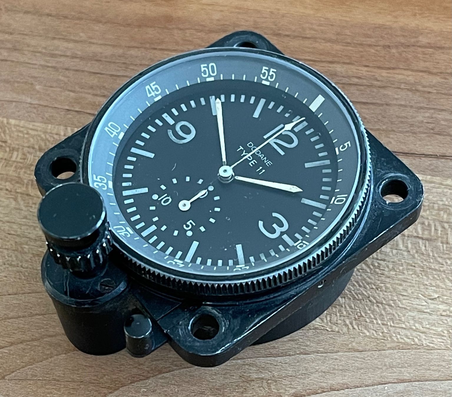 Orologi: Dodane Type 11 Chronograph Borduhr Valjoux 551 restauriert – Usato da Embrach venduto da Canderau 2