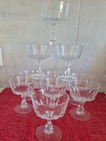 10 verres ou coupes à champagne cristal ancien C52