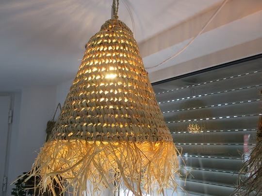 Paralumi: Boho Lampe aus Bast – Nuovo (secondo la descrizione) da St. Peterzell venduto da andrea2012 2