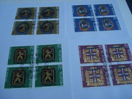 Pro Patria 1983, FDC Satz + 4erblocks, 5 Belege
