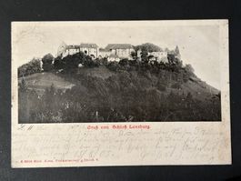 AK 1905: Gruss von Schloss Lenzburg nach Werthenstein LU