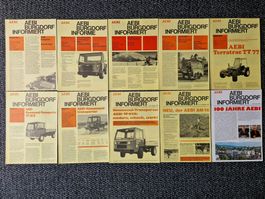 Original Aebi Informiert 17 Ausgaben 1974 - 1990