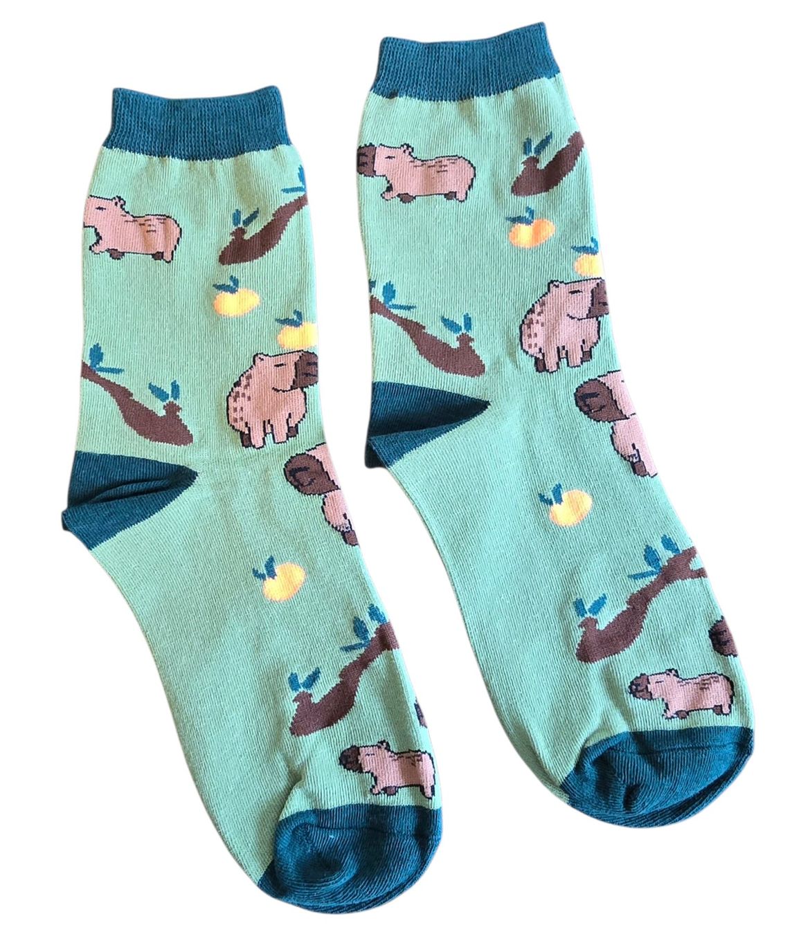 Calze: Socken Wombat/Kapibara/Orangen – Nuovo e nell'imballaggio originale da Zürich venduto da amysmith