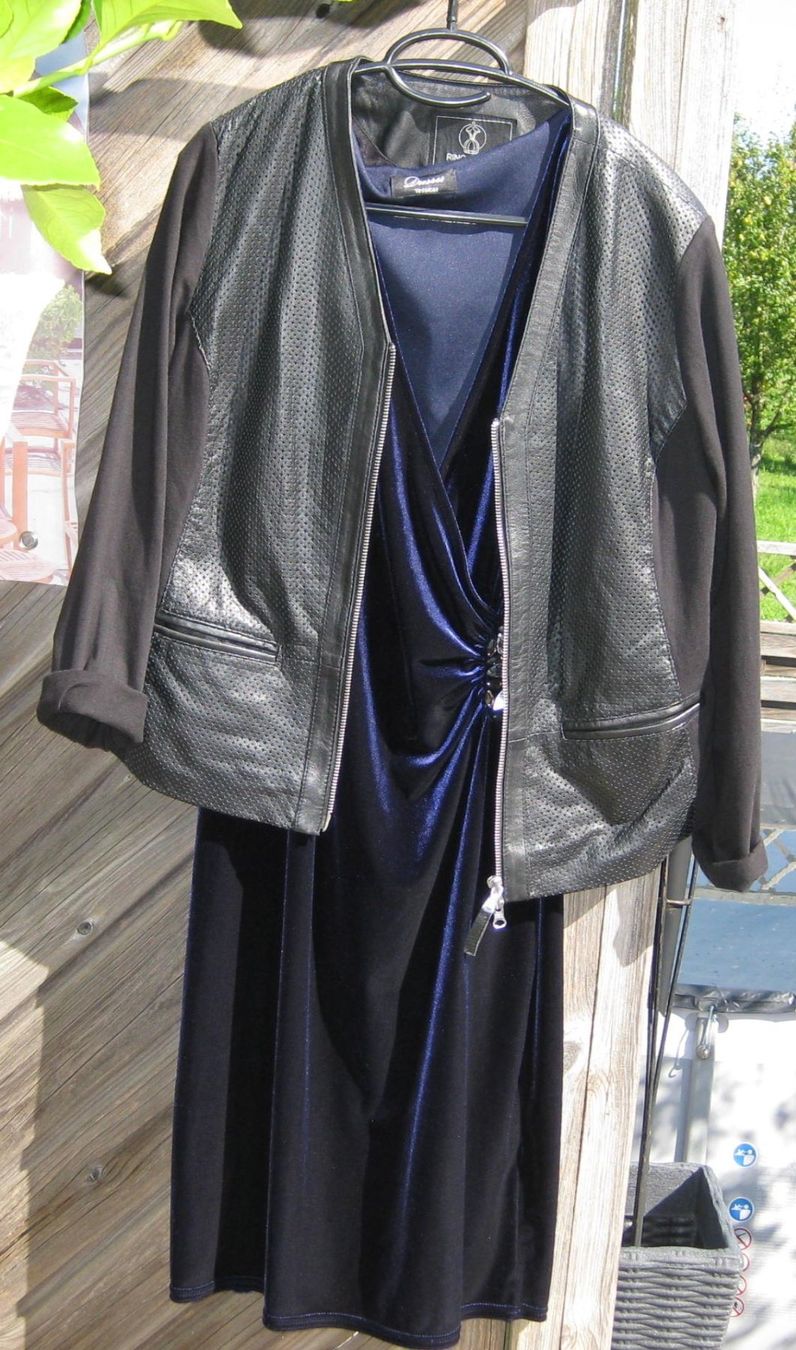 Kleiderpakete: Set echt Leder Jacke und Kleid Gr.42/M/L – Neu (gemäss Beschreibung) aus Steinmaur von Daka36 4