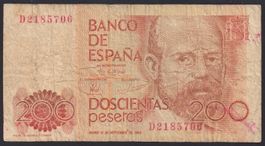 Spanien 200 Pesetas 1980