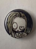 Button Lenore the Cute Little Dead Girl, hug me, or I shall…