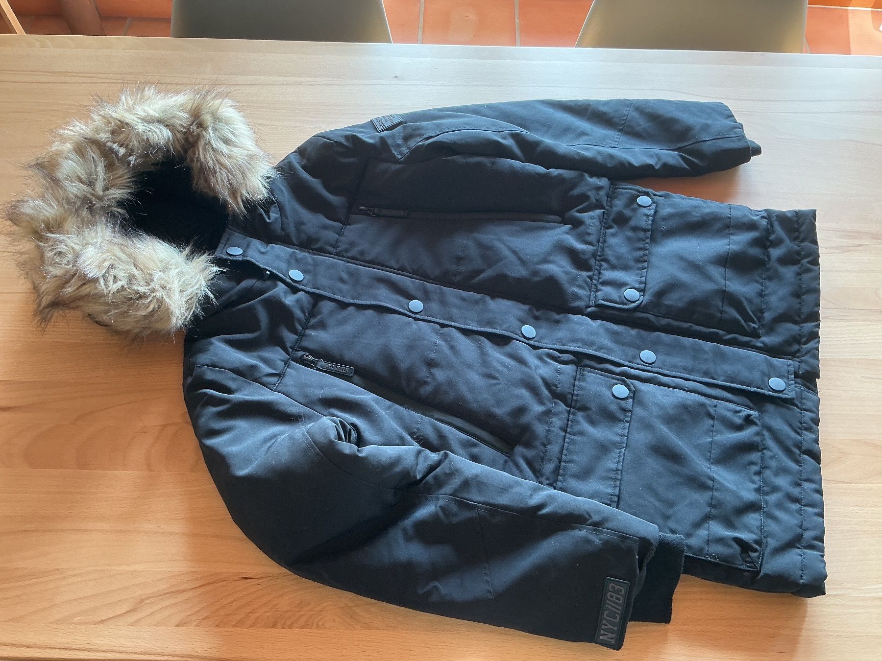 C&A Jacken & Mäntel: Winterjacke Junge, Gr. 158, schwarz, C&A – Gebraucht aus Schinznach Dorf von Balz1968