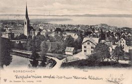 Rorschach, Totale, Lichtbild gelaufen 1904