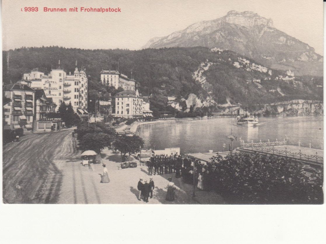 Ansichtskarten: Brunnen ca. 1900 – Gebraucht aus Bürglen TG von StampGraf