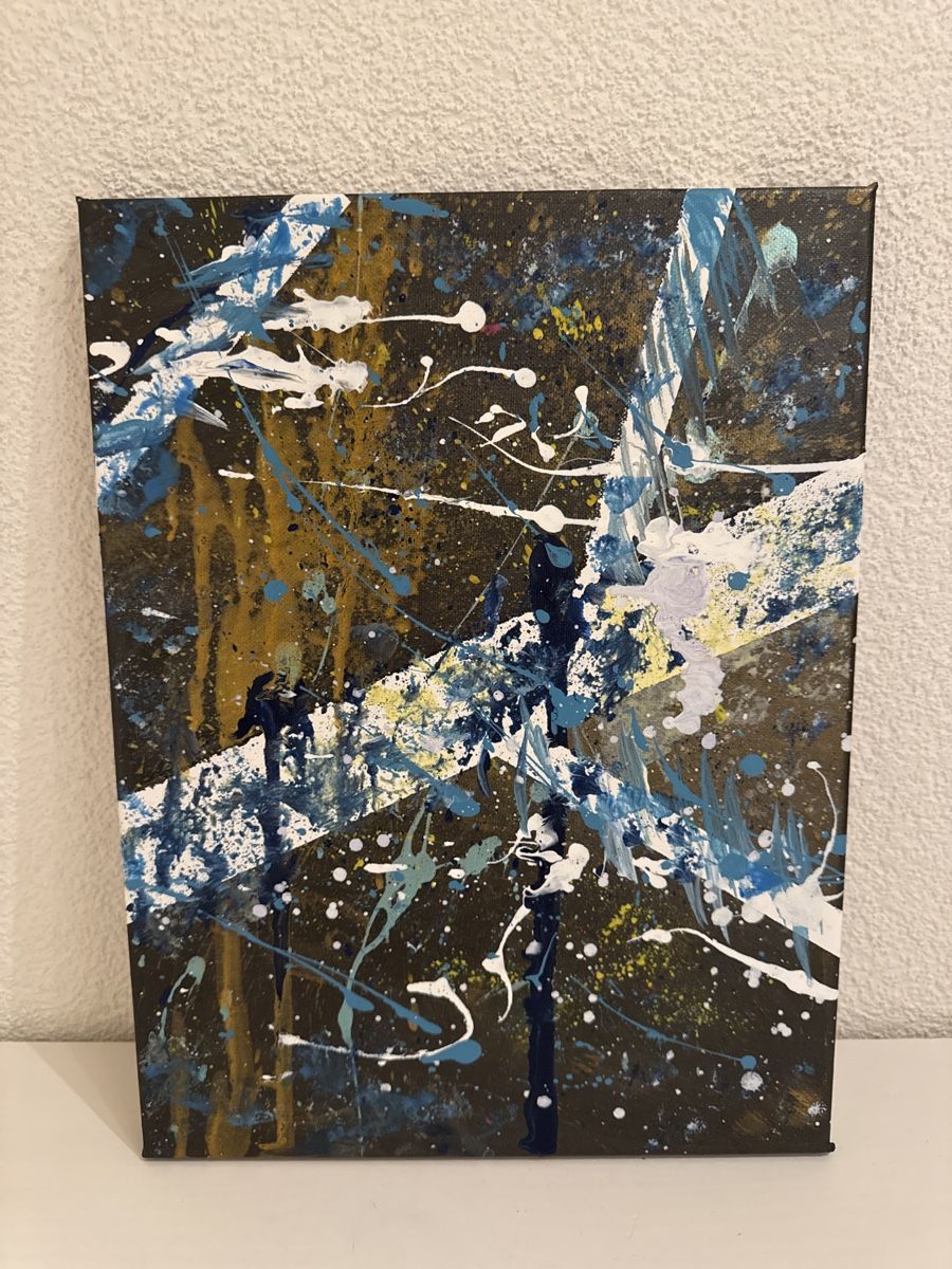 Gemälde: Abstraktes Acrylbild auf Leinwand, Unikat – Neu (gemäss Beschreibung) aus Neftenbach von fab_7vh9