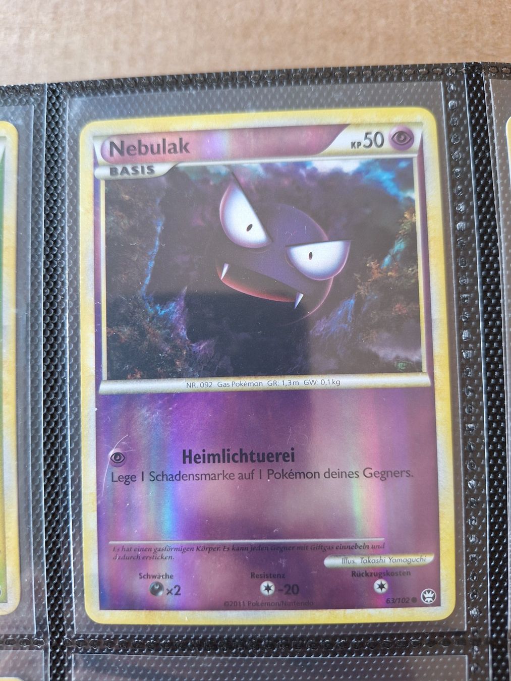Pokémon Carte collezionabili: Nebulak - Reverse Holo Triumph – Usato da Altstätten SG venduto da GGsGameshop