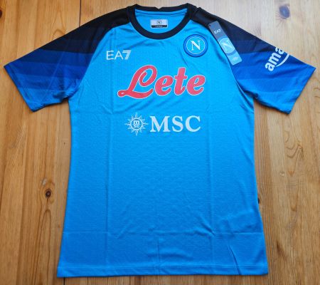SSC Napoli Trikot EA7 NEU Grösse L Neapel Lete Italien
