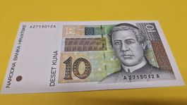 10 Kuna HRVATSKA - Seltene Banknote für Sammler! NEU