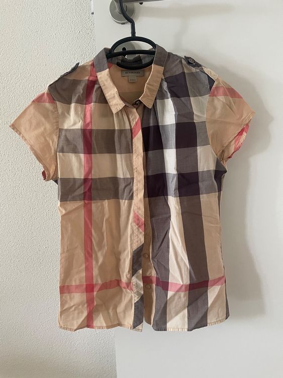 Marcia Check Bluse - Dusty Brown