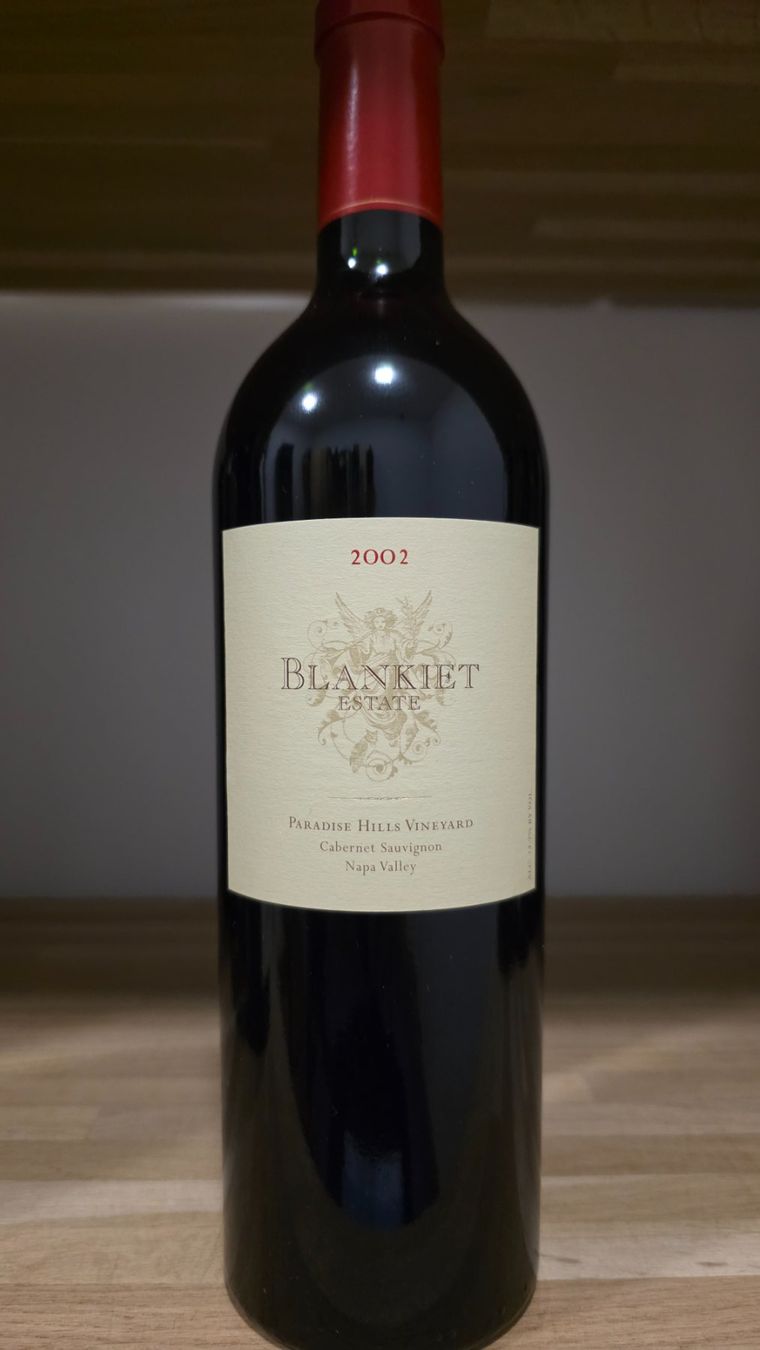 Vino: Blankiet Estate "Paradise Hills Vineyard" CAB 2002 – Nuovo e nell'imballaggio originale da Steinmaur venduto da Mediascan