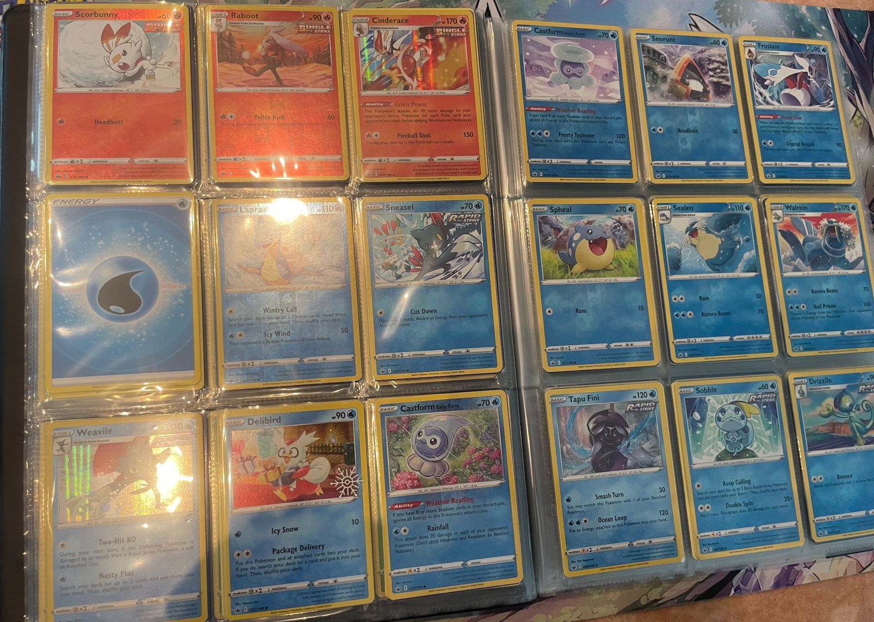 Pokémon Sammelbilder & Trading cards: Pokémon Chilling Reign Set – Gebraucht aus Rain von  5