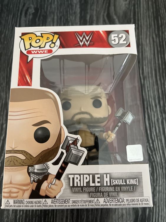 Funko Pop! WWE #52 Triple H Skull King Non Chase Vinyl Figure Loose