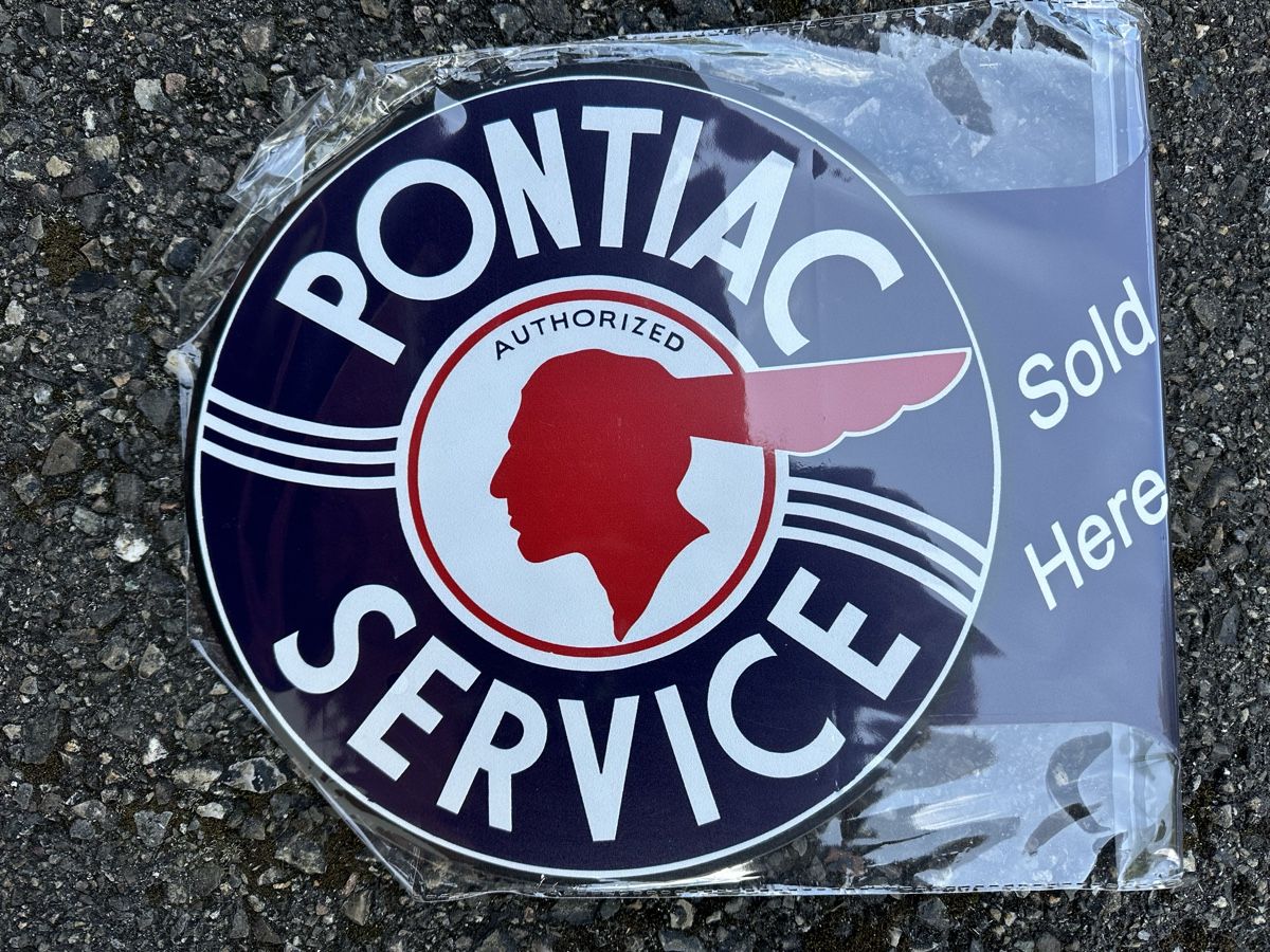 Insegne: Pontiac Service gm – Nuovo (secondo la descrizione) da Reinach AG venduto da rares75