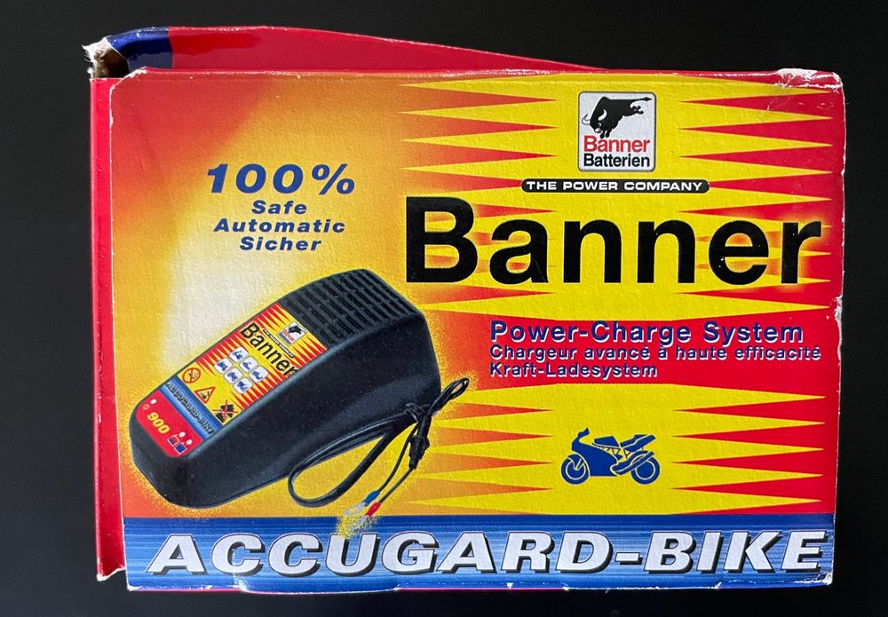 Batterieladegerät BANNER ACCUGard Bike Motorrad Ladegerät Kaufen auf