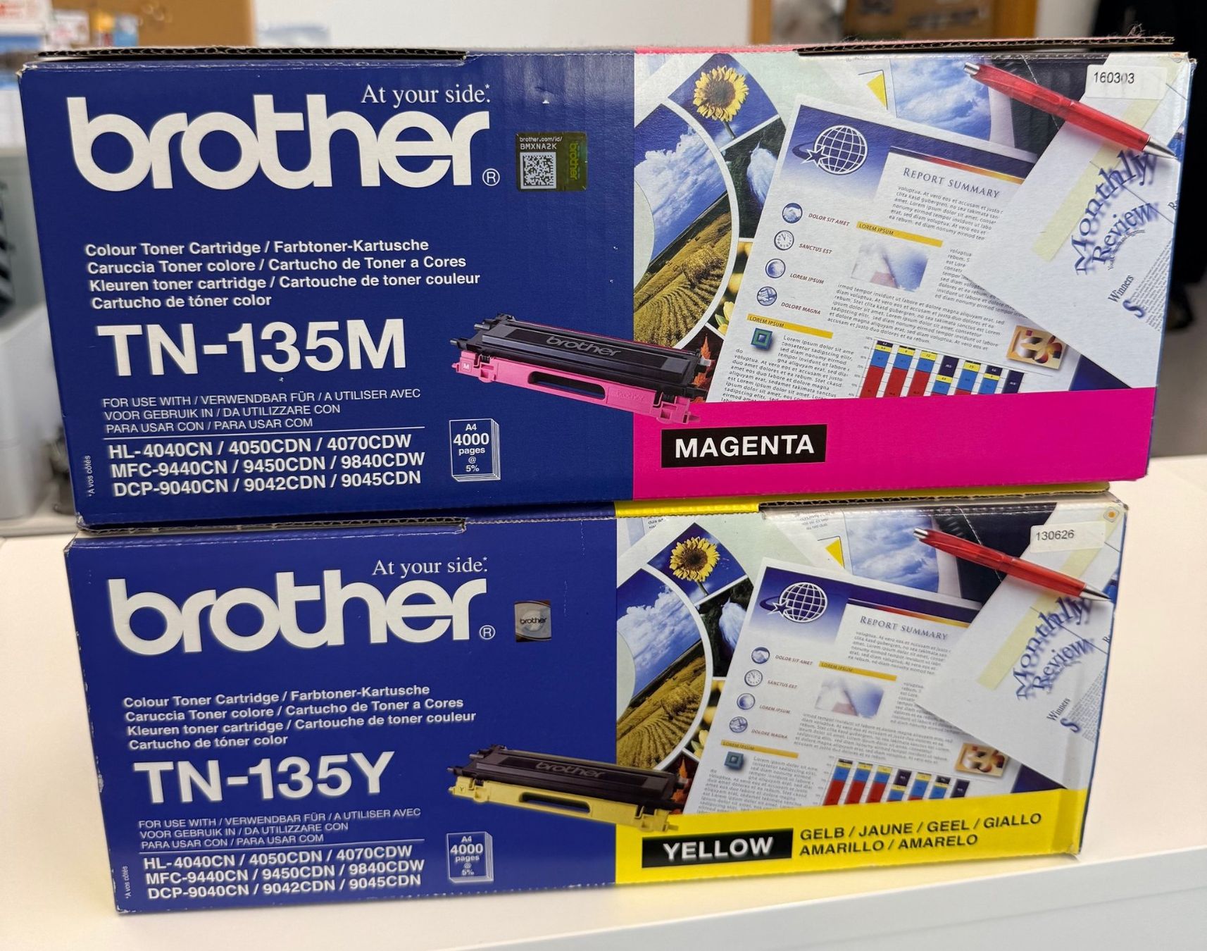 Brother Cartucce per stampanti & toner: Toner originale Brother 135M/Y – Usato da Bellinzona venduto da Ario13