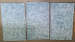 3 Stk. Türvorlege Fussmatte Eingangsteppich 80x50cm