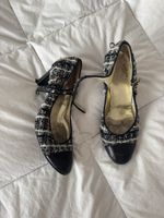Chaussures élégantes Chanel talons Mary Jane, t.40