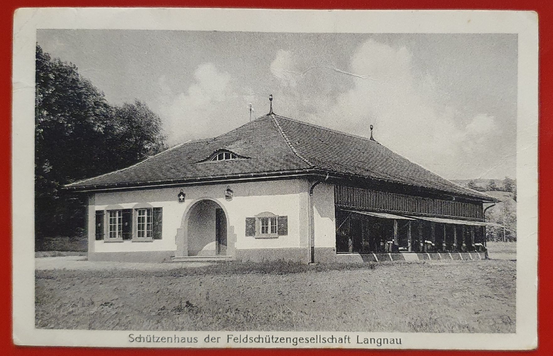 Cartoline postali: Schützenhaus Langnau – Usato da Kreuzlingen venduto da Rschweiz1