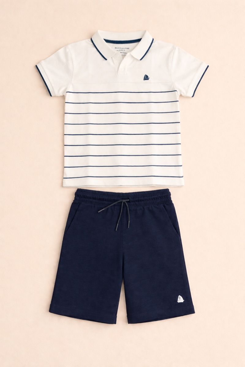 Lotti & Set di vestiti: ENSEMBLE POLO ET SHORT ENFANT – Nuovo (secondo la descrizione) da Lausanne venduto da mar_6snp 1