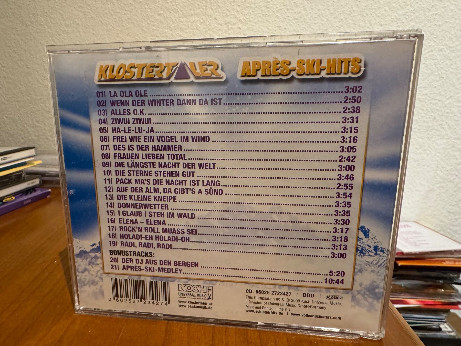 CDs: Klostertaler - Après-Ski-Hits - HA11L – Neu (gemäss Beschreibung) aus Küsnacht ZH von Jazztilldawn 1