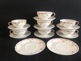 Limoges Tee/Kaffeetasse set (von 1900)
