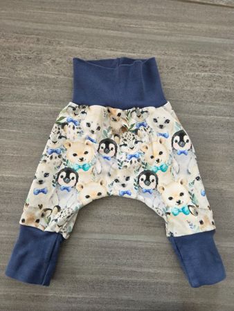 Pumphose, Gr. 56 - 68, Pinguin, Eisbär, wie neu