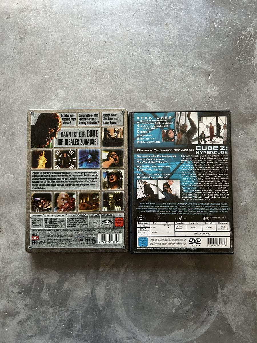 Alle DVDs: Cube Zero 1&2 - DVD Set - Horror, Science Fiction – Gebraucht aus Winterthur von lenolson 1
