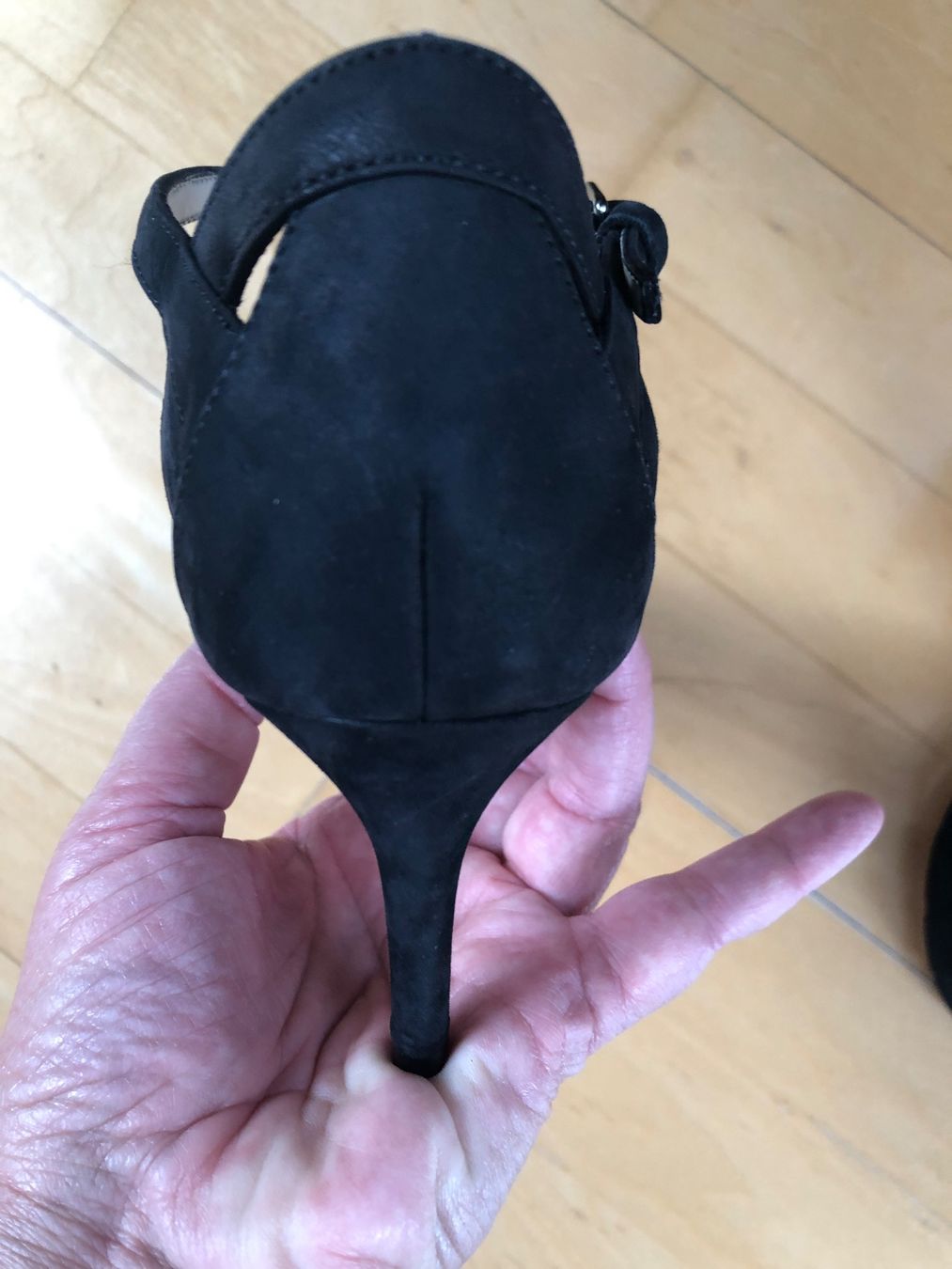 Navyboot Damenschuhe: Sandaletten Navyboot schwarz Absatzschuh – Neu (gemäss Beschreibung) aus Arlesheim von leyRum4.5 3