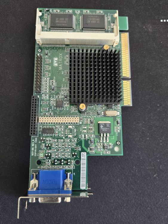 Matrox G2+ Grafikkarte - (Compaq) Vintage Sammlerstück (Neu (gemäss ...