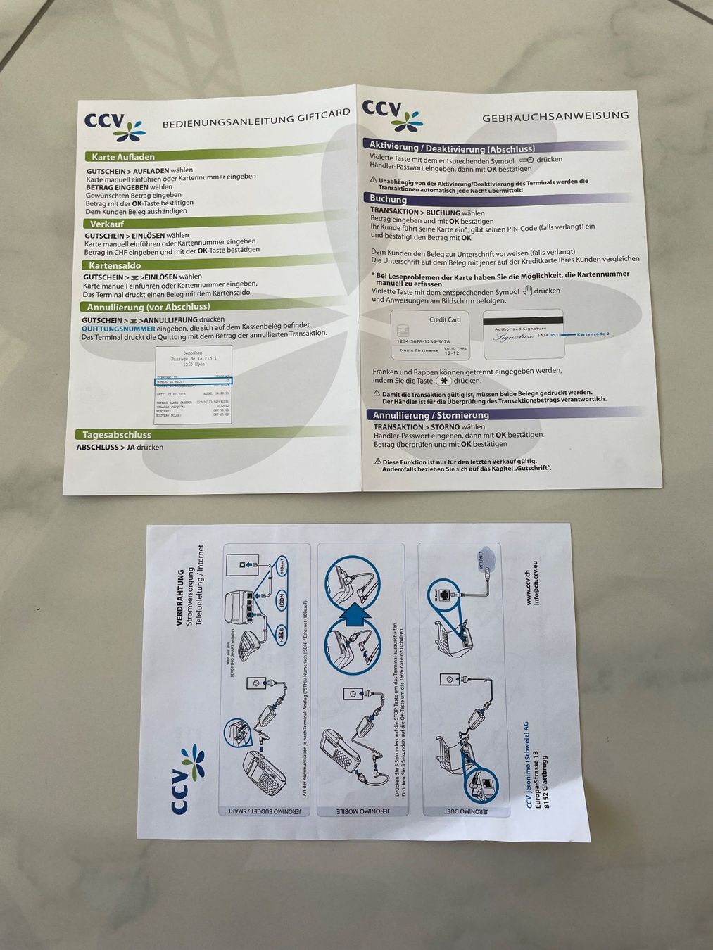 CCV Kassen: Kartenterminal CCV Jeronimo VX570 – Gebraucht aus Laupen ZH von surmeli 4