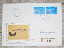 CL01 Enveloppe + Timbre Suisse 1983