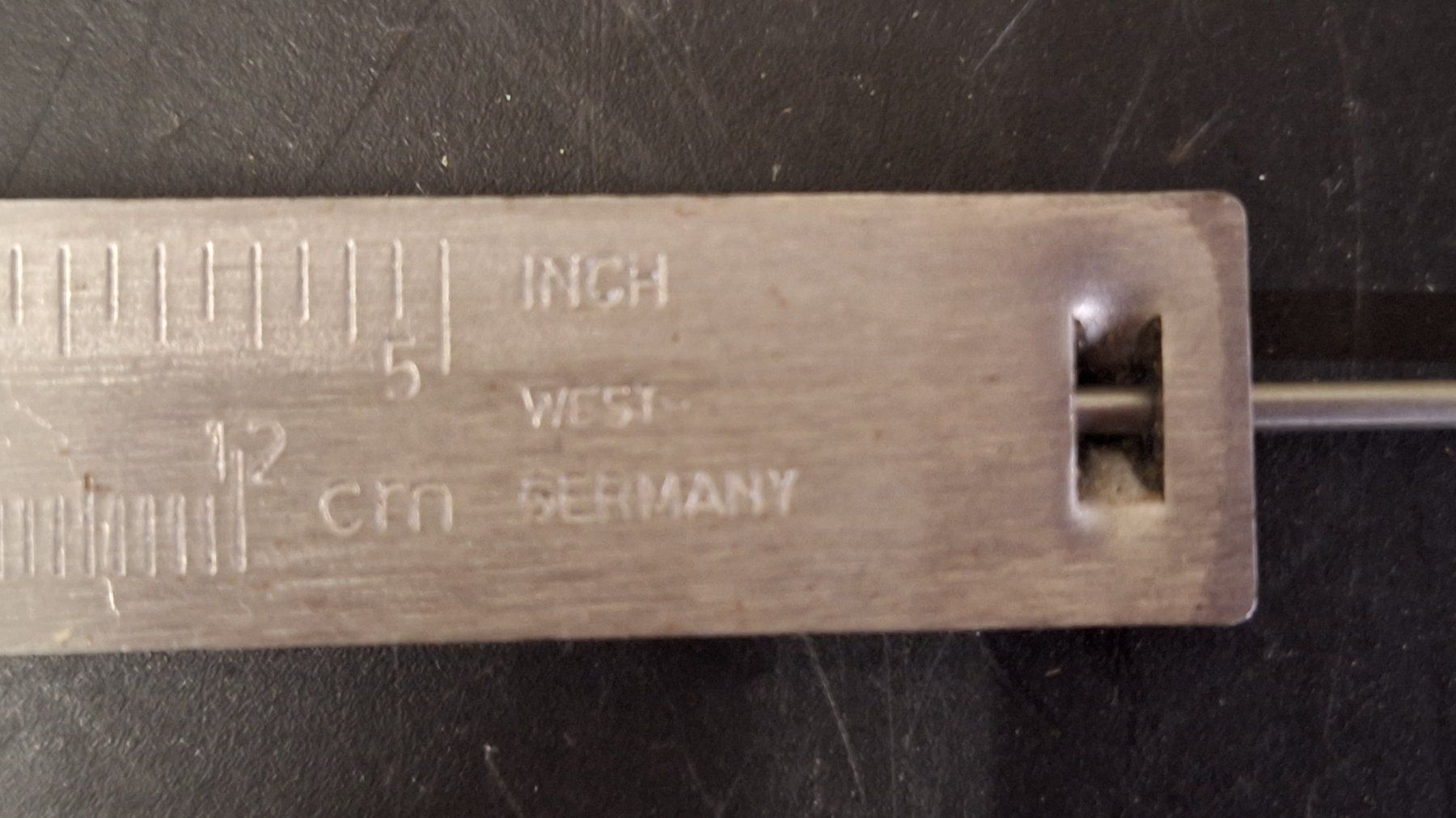 Misurare: Messschieber INCH west Germany – Usato da Arlesheim venduto da shopradl 2