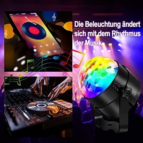 Lampade: LED Discokugel Musikgesteuert – Nuovo e nell'imballaggio originale da Hundwil venduto da Stallone5 5