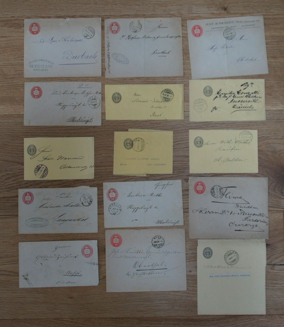 Tutti i francobolli: ca. 700 Belege Schweiz ab 1875 – Usato da St. Margrethen SG venduto da maege07 4
