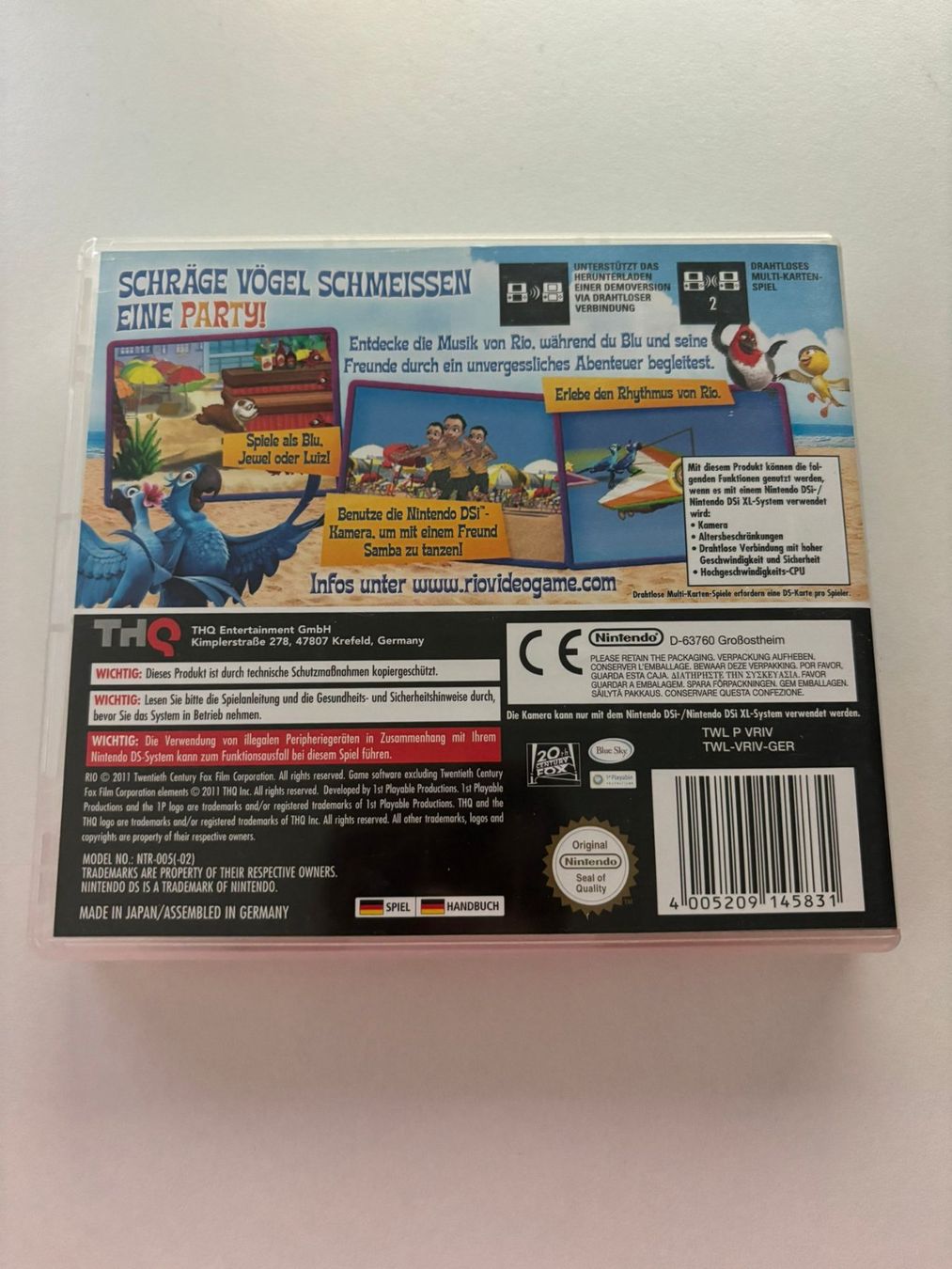 Giochi: Rio (Nintendo DS) – Usato da Herisau venduto da Seyashop1 2