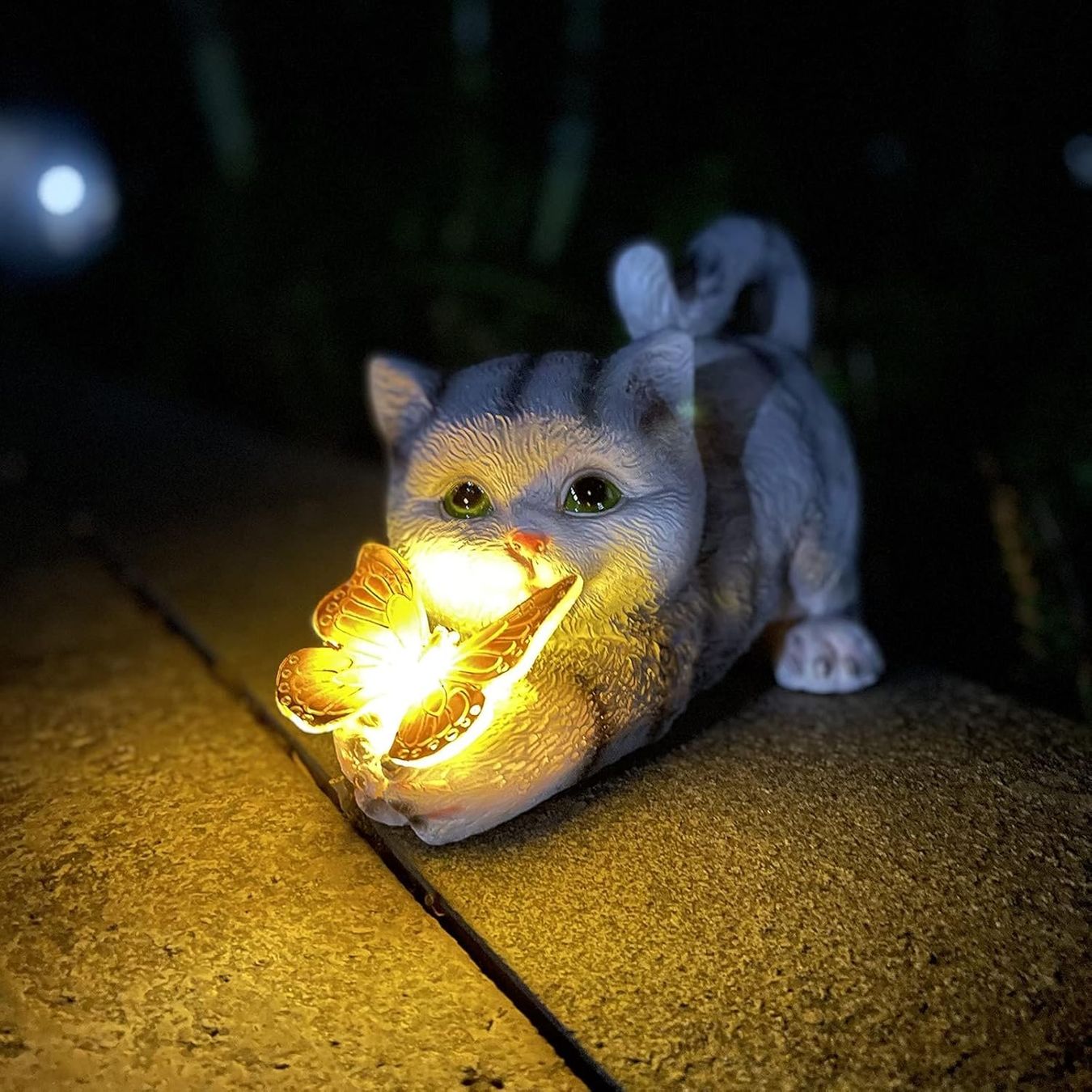 Statuette: Gartendeko Solarlampen – Nuovo e nell'imballaggio originale da Nuglar venduto da SaleRitter