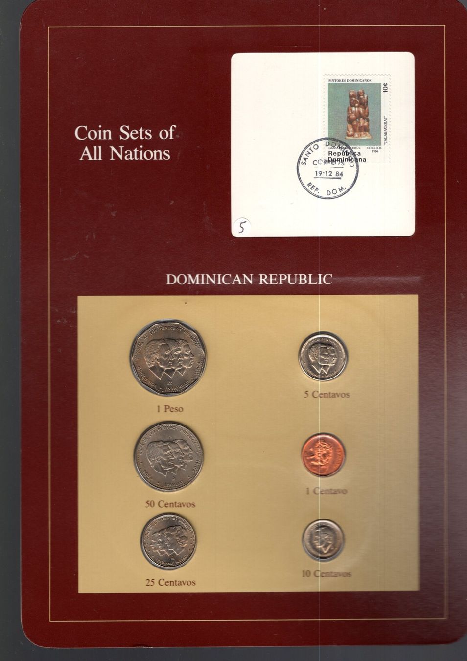 Tutti le monete: Dominican Rep. coins set UNC – Nuovo (secondo la descrizione) da Leibstadt venduto da baroc333