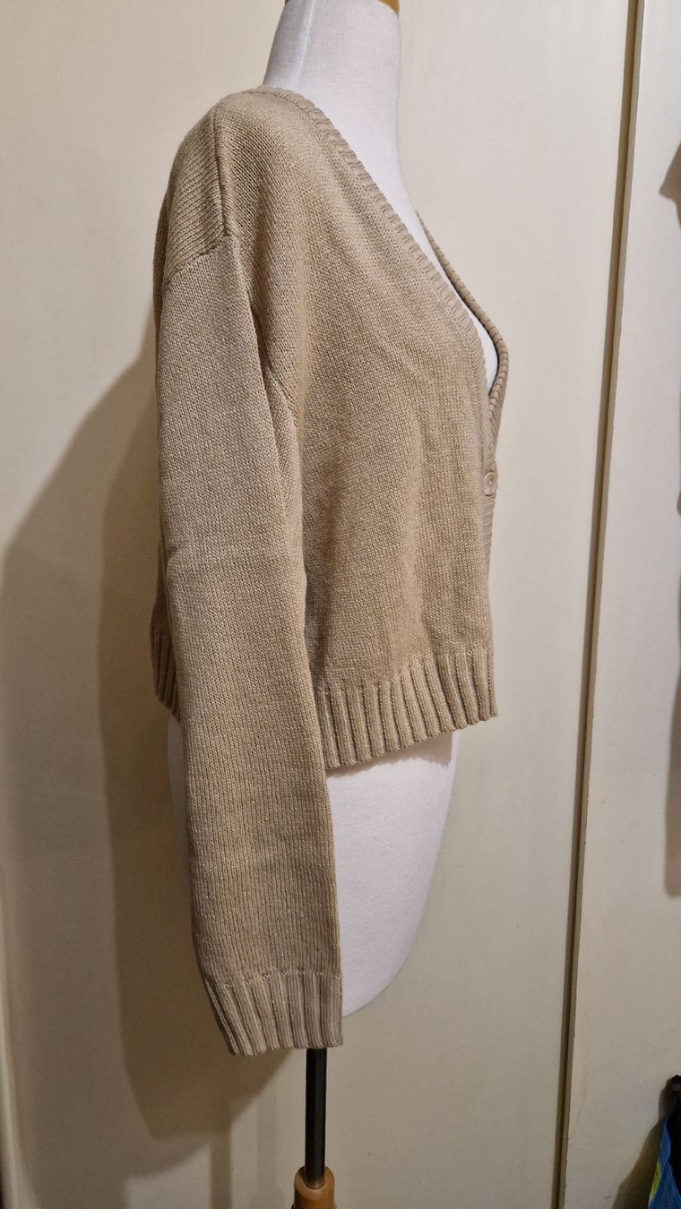 H&M Jacken: H&M Divided - Kurze Strickjacke Beige Gr. XL – Neu (gemäss Beschreibung) aus Oberengstringen von Sheera7 2