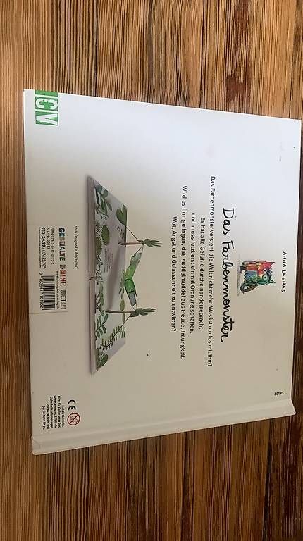 Libri: Das Farbenmonster, Buch und Plüschtier – Usato da Wabern venduto da walsn1 1