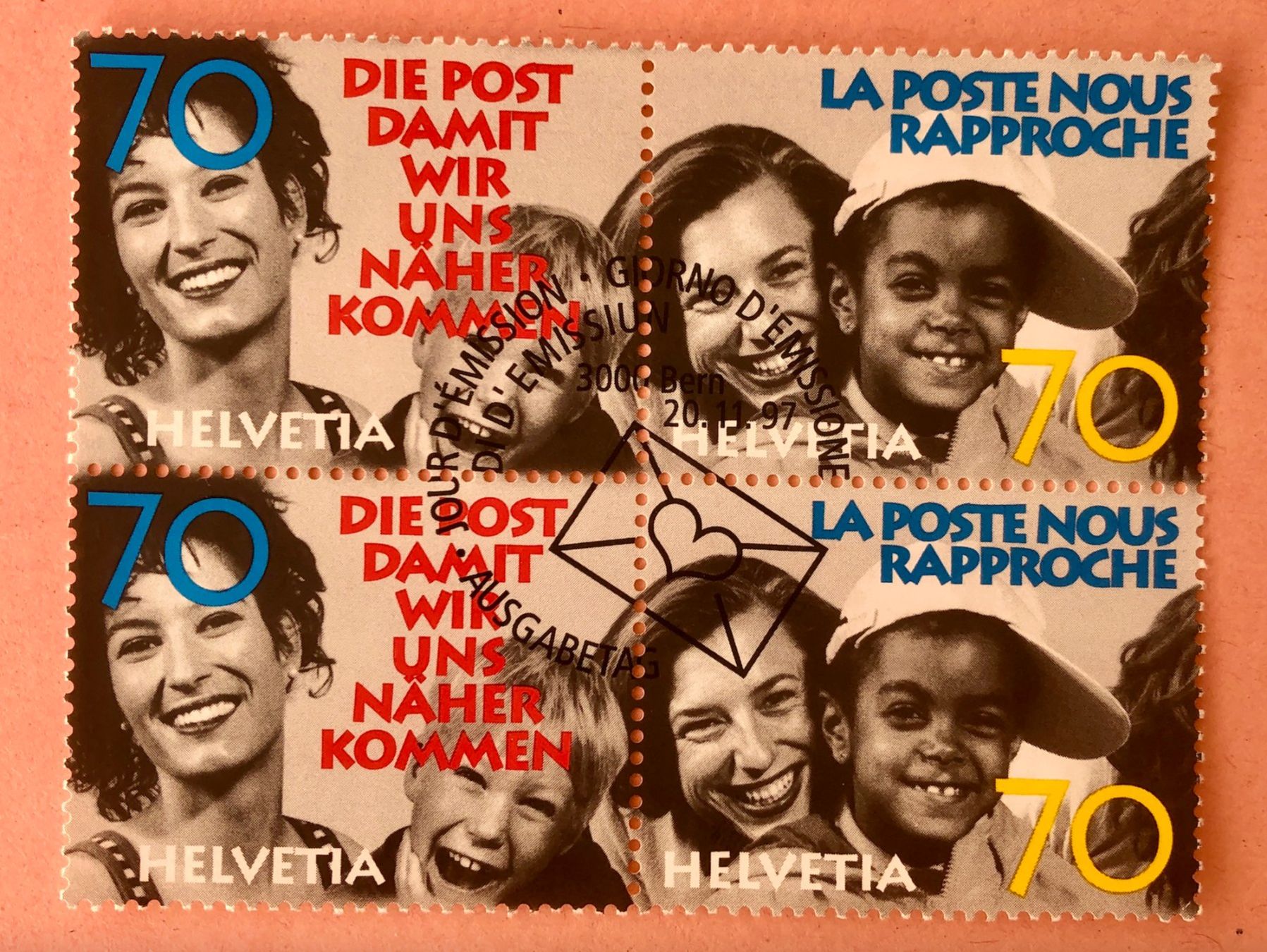 Tutti i francobolli: Viererblock Nr.929/930 Stempelt Bern – Usato da Aarau venduto da Billa007