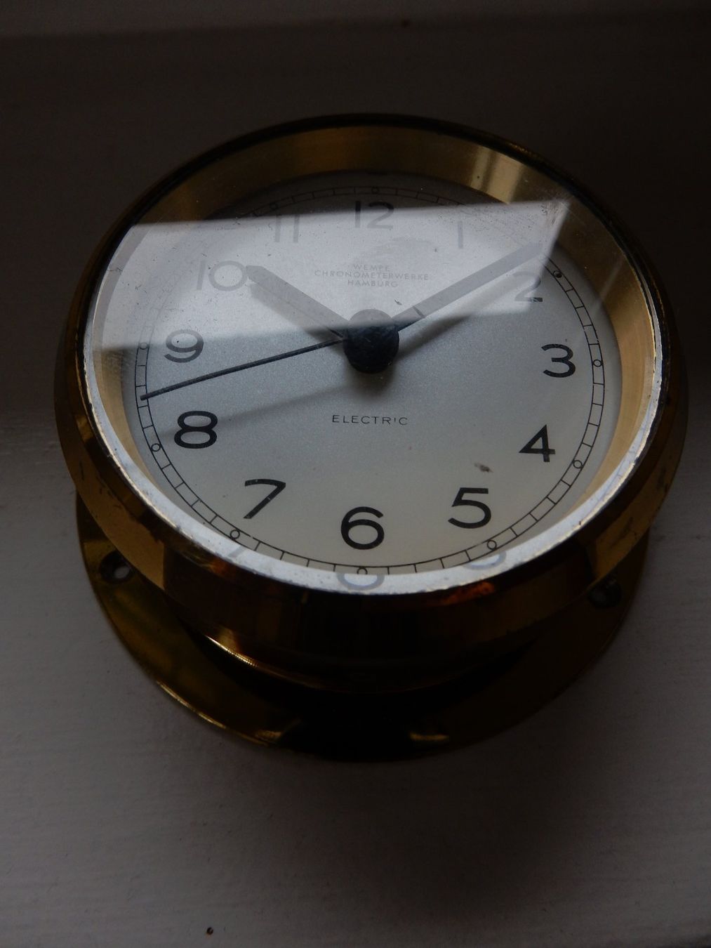 Orologi: Wempe Schiffschronometer Uhr Messing Elektrowanduhr Vintage – Usato da Jona venduto da simongarden 1